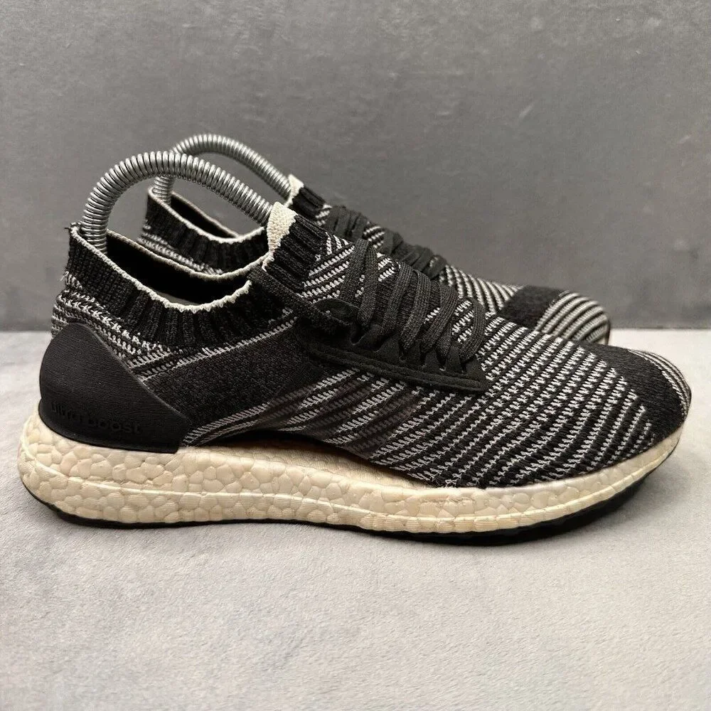 adidas UltraBoost X Womens Size 7.5 Shoes Black‎ White Athletic Fashion Sneakers